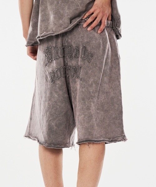 kutir(クティール)の「VINTAGELIKE SWEAT SHORTS/ヴィンテージライクスウェットショーツ(スウェットパンツ・メンズ・ブラック/ブラウン/ブルー/グレー/レッド・SMALL/MEDIUM/LARGE)」の2枚目の写真