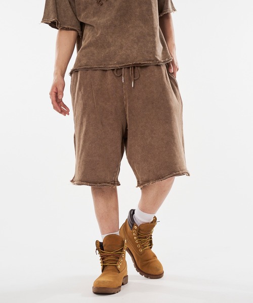 kutir(クティール)の「VINTAGELIKE SWEAT SHORTS/ヴィンテージライクスウェットショーツ(スウェットパンツ・メンズ・ブラック/ブラウン/ブルー/グレー/レッド・SMALL/MEDIUM/LARGE)」の19枚目の写真