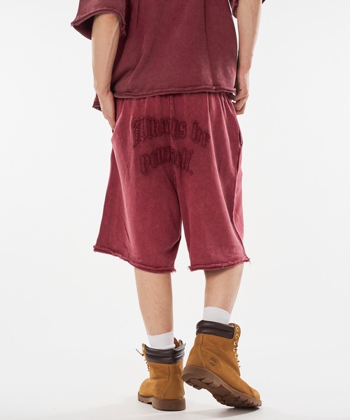 kutir(クティール)の「VINTAGELIKE SWEAT SHORTS/ヴィンテージライクスウェットショーツ(スウェットパンツ・メンズ・ブラック/ブラウン/ブルー/グレー/レッド・SMALL/MEDIUM/LARGE)」の6枚目の写真