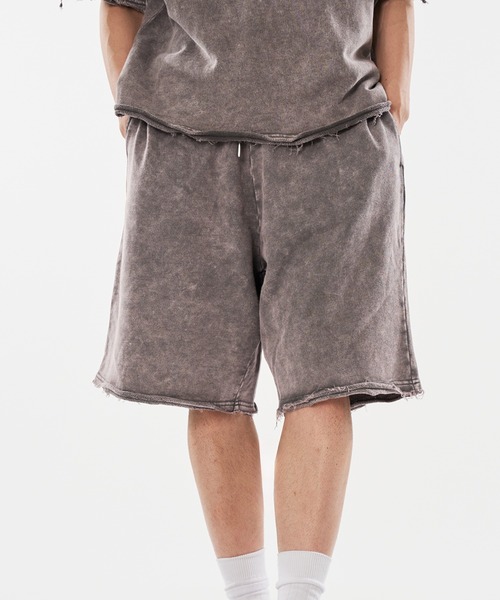 kutir(クティール)の「VINTAGELIKE SWEAT SHORTS/ヴィンテージライクスウェットショーツ(スウェットパンツ・メンズ・ブラック/ブラウン/ブルー/グレー/レッド・SMALL/MEDIUM/LARGE)」の11枚目の写真