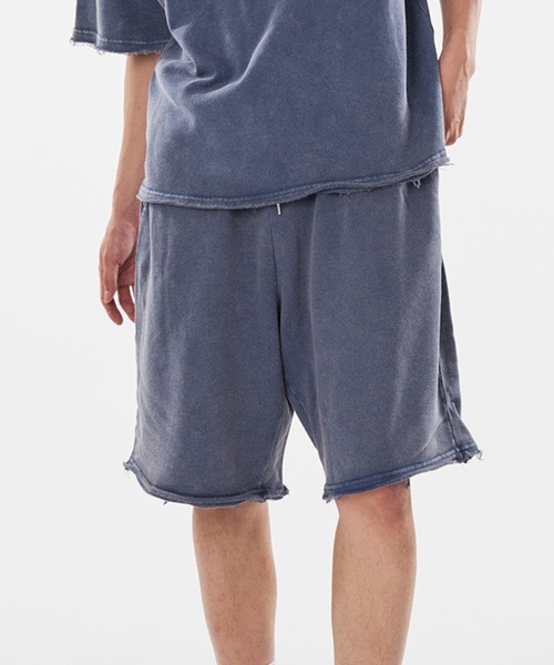 kutir(クティール)の「VINTAGELIKE SWEAT SHORTS/ヴィンテージライクスウェットショーツ(スウェットパンツ・メンズ・ブラック/ブラウン/ブルー/グレー/レッド・SMALL/MEDIUM/LARGE)」の14枚目の写真