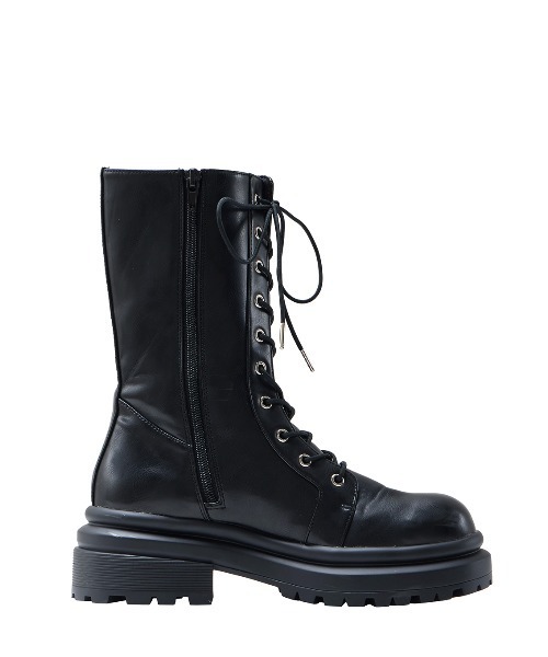 Ameri(アメリ)の「LACE UP TANK SOLE BOOTS(ブーツ・レディース・ブラック/ブラウン/カーキ・SMALL/MEDIUM/LARGE)」の13枚目の写真