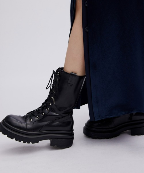 Ameri(アメリ)の「LACE UP TANK SOLE BOOTS(ブーツ・レディース・ブラック/ブラウン/カーキ・SMALL/MEDIUM/LARGE)」の21枚目の写真