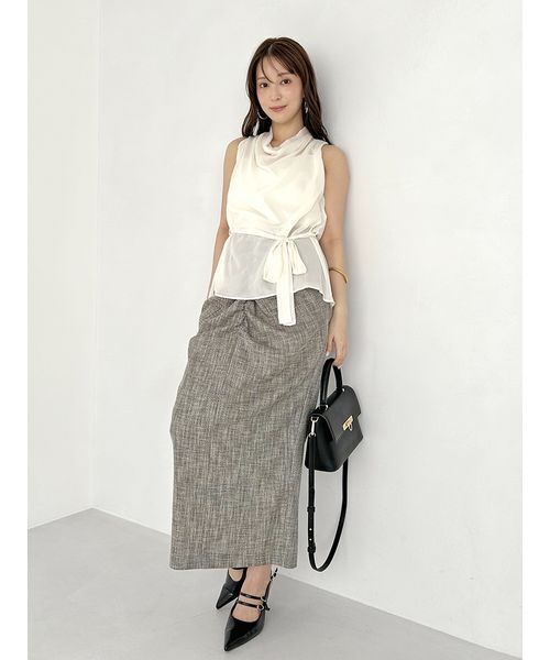 スナイデル　人気スカート♡ SNIDEL チノワイドスカート（スカート）｜SNIDEL（スナイデル）の