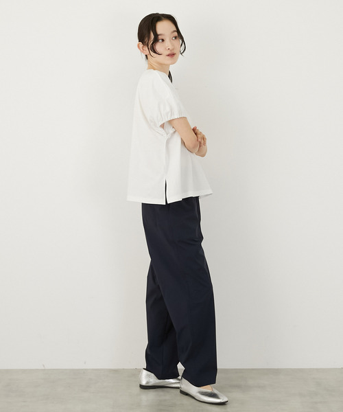 LOGEMENT DE CLAIRE(ロジュモンドクレール)の「コットンレーヨンベイカーパンツ(その他パンツ・レディース・ベージュ/ネイビー/カーキ・2/3/4)」の13枚目の写真
