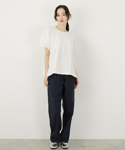 LOGEMENT DE CLAIRE(ロジュモンドクレール)の「コットンレーヨンベイカーパンツ(その他パンツ・レディース・ベージュ/ネイビー/カーキ・2/3/4)」の14枚目の写真