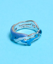 gargle（ガーグル）の「gargle ガーグル：海の生き物シリーズ　クジラの群れ　リング（リング）」