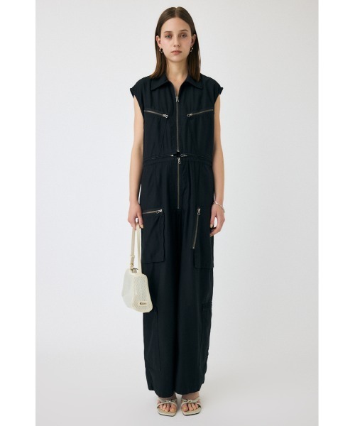 マウジー　オールインワン MOUSSY | BACK SLIT DENIM オールインワン (オールインワン