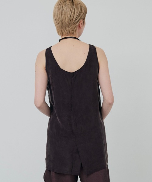 lit(リット)の「Choker Set Cupra Tops(シャツ/ブラウス・レディース・ネイビー/ブラウン・FREE)」の21枚目の写真