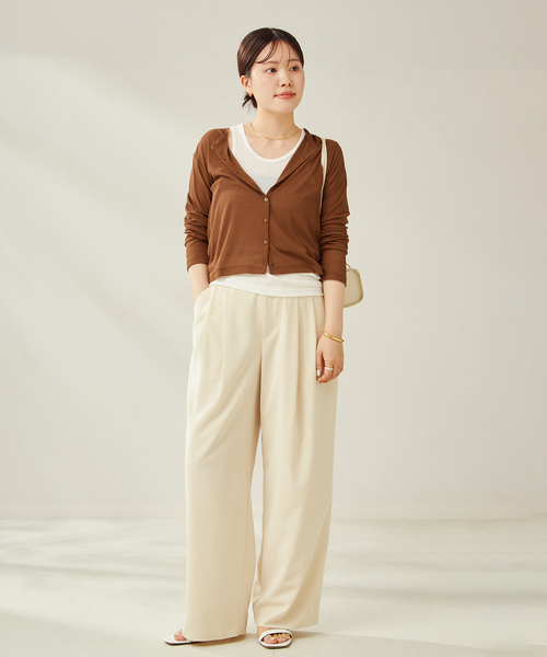 SHEER カーディガン トップス（カーディガン/ボレロ）｜Plage