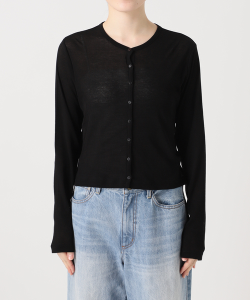 現行モデル 24SS 極美品 Plage SHEER VN カーディガン シアー plage（プラージュ）の「Mohair Sheer Knit カーディガン