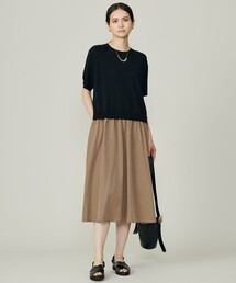 タフタコンビ半袖 ワンピース