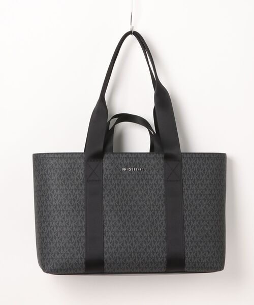 MICHAEL KORS(マイケルコース)の「COOPER デュアル ハンドル トート ウィズ ジップ - MKシグネチャー(トートバッグ・メンズ・ブラック・FREE)」の8枚目の写真