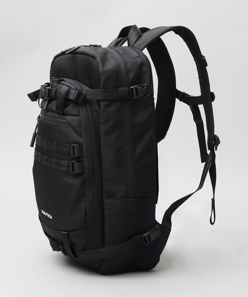 NAUTICA(ノーティカ)の「バリスティック調ポリエステル 大容量 ビジネスバッグ バックパック A4・B4・PC収納・キャリーオン対応(バックパック/リュック・メンズ・ブラック・FREE)」の13枚目の写真