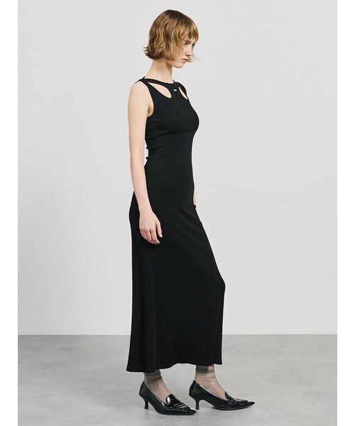 SORIN(ソリン )の「Cut-out Tank Dress/カットアウトタンクドレス(ワンピース・レディース・ブラック/ダークグレー・36/38)」の8枚目の写真
