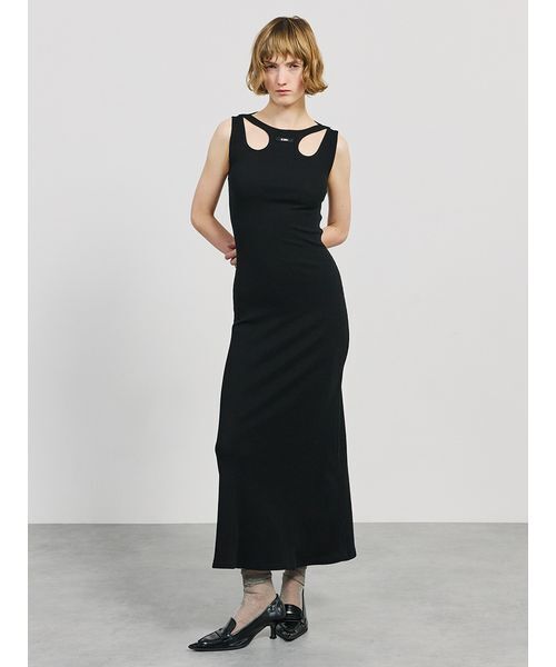 SORIN(ソリン )の「Cut-out Tank Dress/カットアウトタンクドレス(ワンピース・レディース・ブラック/ダークグレー・36/38)」の18枚目の写真