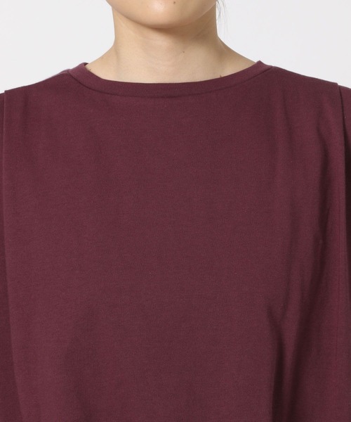 LOWRYS FARM（ローリーズファーム）の「バルーンプルオーバーフレンチスリーブ　574769（Tシャツ/カットソー・レディース・エンジ/チャコールグレー/オフホワイト・FREE）」の17枚目の写真