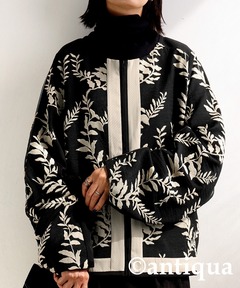 【aveniretoile】ノーカラー　ビジュー　レース　黒　ジャケット 95966383_8_d_240.jpg