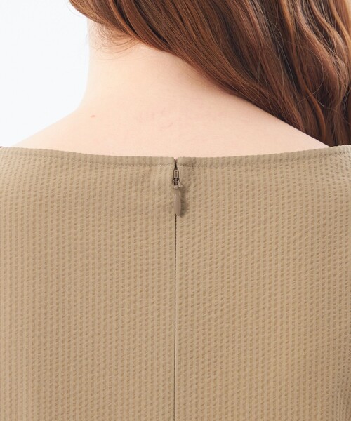 MACKINTOSH PHILOSOPHY(マッキントッシュ フィロソフィー)の「サマーサッカーティアードワンピース(ワンピース・レディース・ベージュ/ブラック/グリーン・38/34/36)」の12枚目の写真