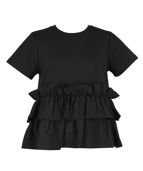coca(coca)(コカ)の「シルキータッチドッキングTシャツ(Tシャツ/カットソー・レディース・ホワイト/ブラック・L/M/S)」の22枚目の写真