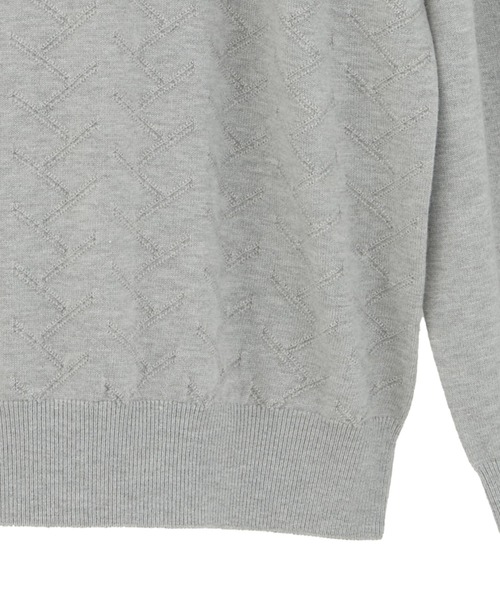 MEN'S BIGI(メンズビギ)の「【ACTIVE TAILOR/アクティブテイラー】12Gジャカードタートルネックニット(ニット/セーター・メンズ・モカ/グレー/ブラック/ホワイト・01/02/03)」の5枚目の写真