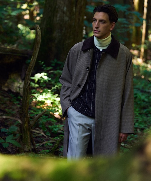 MEN'S BIGI(メンズビギ)の「【ACTIVE TAILOR/アクティブテイラー】12Gジャカードタートルネックニット(ニット/セーター・メンズ・モカ/グレー/ブラック/ホワイト・01/02/03)」の6枚目の写真