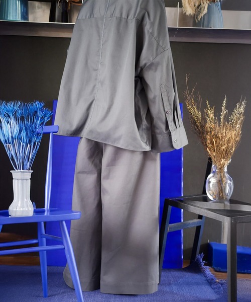 SHINYAKOZUKA（シンヤコヅカ）の「LOOSE WITH DICKIES　ISSUE7（チノパンツ・メンズ・ブラック/ダークグレー・S/M）」の14枚目の写真