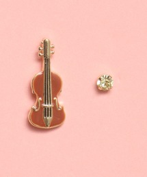 gargle（ガーグル）の「gargle ガーグル：MUSICシリーズ　ミニチュア楽器１　ピアノ　バイオリン　ドラム　ピアス（ピアス（両耳用）・キッズ）」
