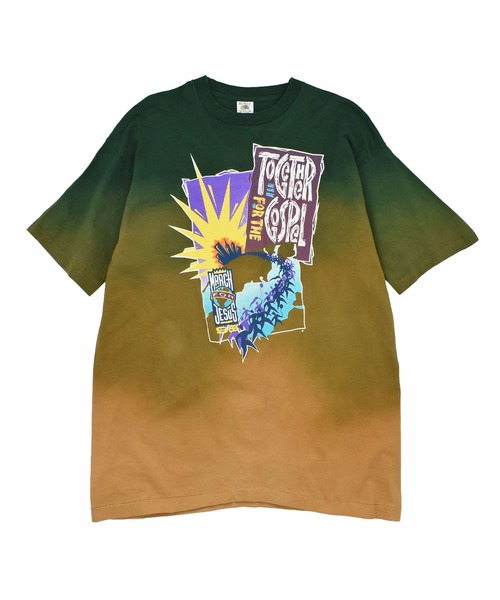 【USED】90’s Fruit of the Loom “Togather for the Gospel” アート Tシャツ USA製