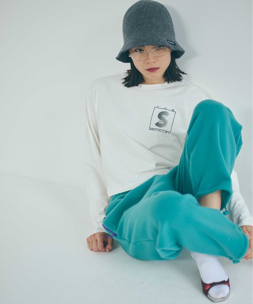SEA(シー)の「GRAPHIC L/S TEE (THE SEAVALLEY)(Tシャツ/カットソー・レディース・ホワイト/ベージュ・0/1/2)」の5枚目の写真