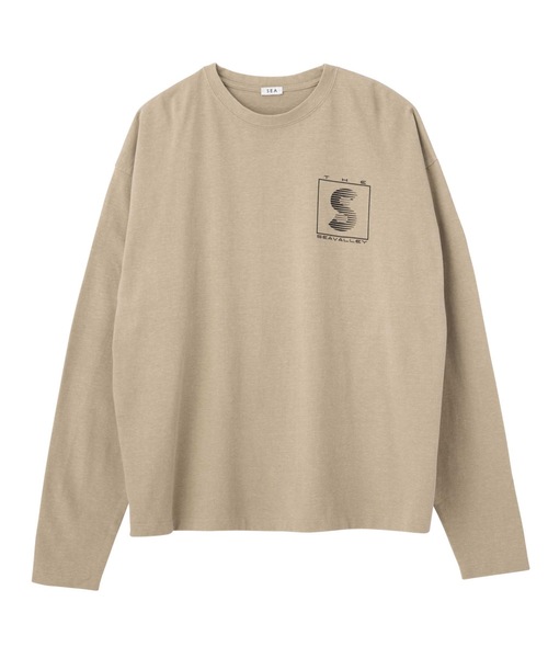 SEA(シー)の「GRAPHIC L/S TEE (THE SEAVALLEY)(Tシャツ/カットソー・レディース・ホワイト/ベージュ・0/1/2)」の11枚目の写真