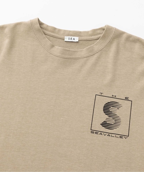 SEA(シー)の「GRAPHIC L/S TEE (THE SEAVALLEY)(Tシャツ/カットソー・レディース・ホワイト/ベージュ・0/1/2)」の18枚目の写真