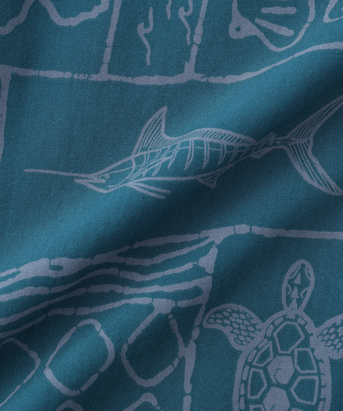 TWO PALMS（トゥーパームス）の「TWO PALMS / トゥーパームス 別注 オーバーダイ アロハシャツ（シャツ/ブラウス・メンズ・ブラック/レッド/ブラック系その他/ブルー系その他・MEDIUM/LARGE）」の12枚目の写真