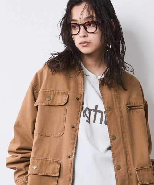 CHIC STYLE（シックスタイル）の「綿100％ロゴプリントロングスリーブTシャツ＜大きいサイズ有＞シックスタイル（Tシャツ/カットソー・レディース・オフホワイト/スミクロ・3L/LL/L/M/5L/4L）」の11枚目の写真