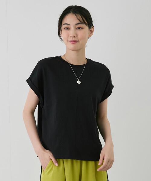 Jayro(ジャイロ)の「サイドギャザープルオーバー(Tシャツ/カットソー・レディース・ホワイト系その他/ブラック/グレー・FREE)」の4枚目の写真
