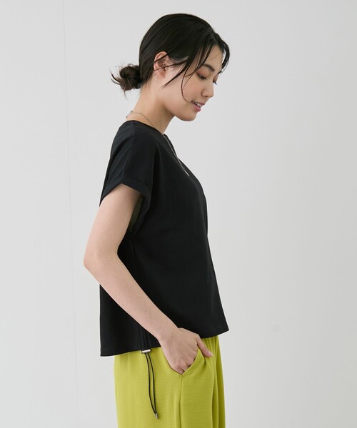 Jayro(ジャイロ)の「サイドギャザープルオーバー(Tシャツ/カットソー・レディース・ホワイト系その他/ブラック/グレー・FREE)」の6枚目の写真