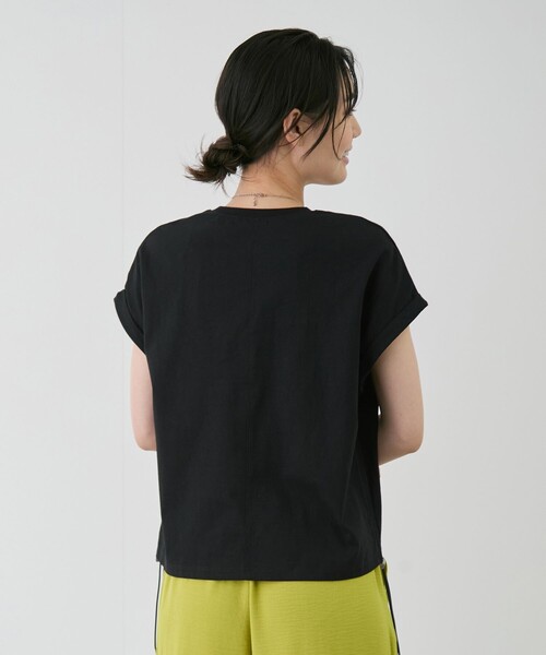 Jayro(ジャイロ)の「サイドギャザープルオーバー(Tシャツ/カットソー・レディース・ホワイト系その他/ブラック/グレー・FREE)」の7枚目の写真