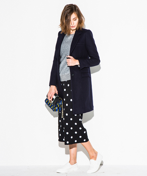 'PalinkA（パリンカ）の「メルトンチェスターコート（その他アウター・レディース・ネイビー/グレー/ブラック・36/38）」の5枚目の写真