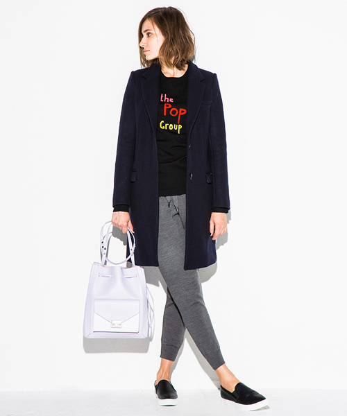 'PalinkA（パリンカ）の「メルトンチェスターコート（その他アウター・レディース・ネイビー/グレー/ブラック・36/38）」の6枚目の写真