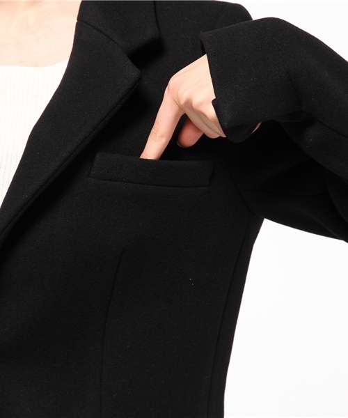 'PalinkA（パリンカ）の「メルトンチェスターコート（その他アウター・レディース・ネイビー/グレー/ブラック・36/38）」の9枚目の写真