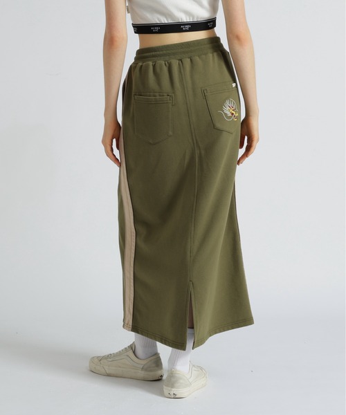 AVIREX(アヴィレックス)の「《SOUVENIR COLLECTION》SATIN SKA COMBI SKIRT(スカート・レディース・ブラック/グレー/オリーブ・F)」の15枚目の写真