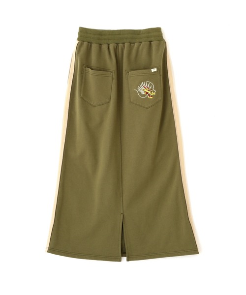 AVIREX(アヴィレックス)の「《SOUVENIR COLLECTION》SATIN SKA COMBI SKIRT(スカート・レディース・ブラック/グレー/オリーブ・F)」の9枚目の写真