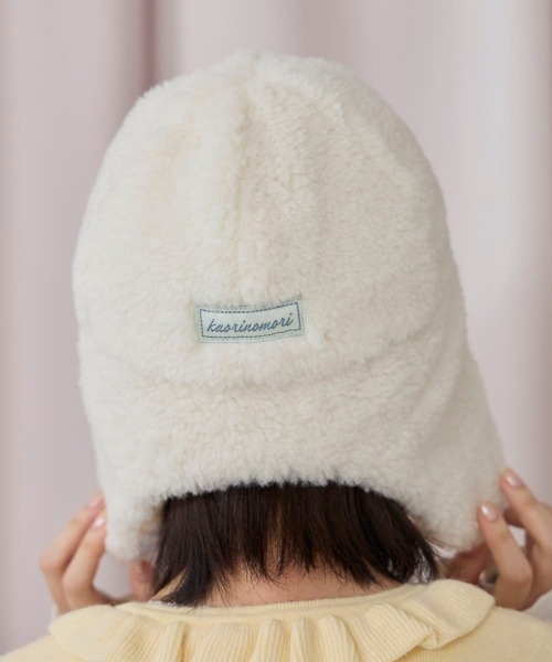 kaorinomori（カオリノモリ）の「kaorinomori ルネキャップ ジジ / カオリノモリ（キャップ・レディース・ホワイト/ピンク/ブラック・M/57.5cm）」の10枚目の写真