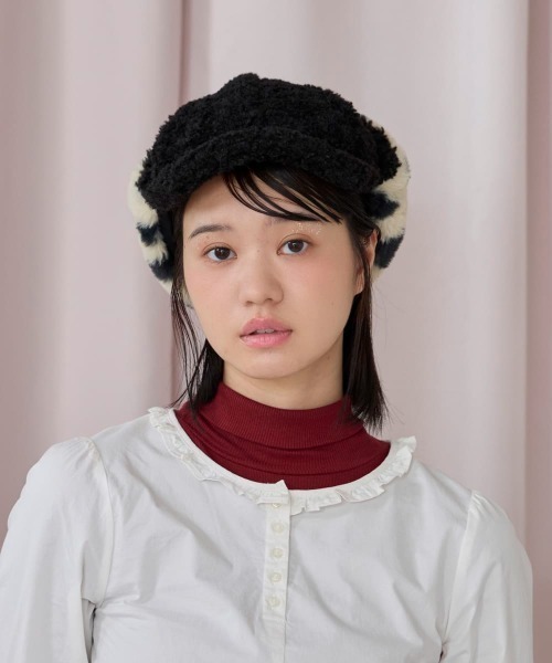 kaorinomori（カオリノモリ）の「kaorinomori ルネキャップ ジジ / カオリノモリ（キャップ・レディース・ホワイト/ピンク/ブラック・M/57.5cm）」の15枚目の写真