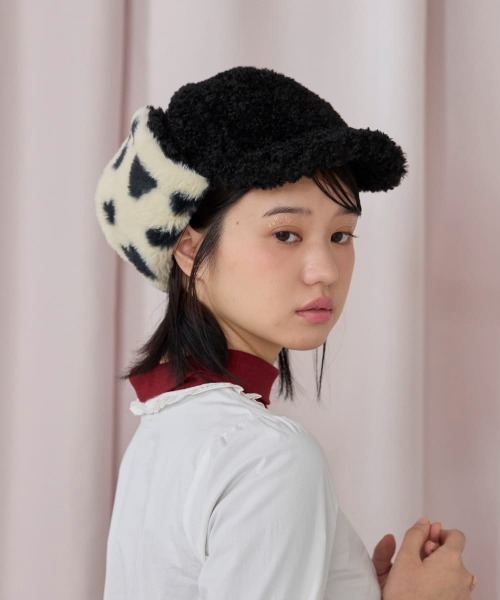 kaorinomori（カオリノモリ）の「kaorinomori ルネキャップ ジジ / カオリノモリ（キャップ・レディース・ホワイト/ピンク/ブラック・M/57.5cm）」の16枚目の写真