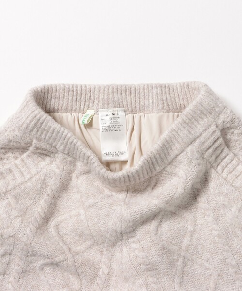 BEAMS mini（ビームスミニ）の「ケーブルニット ショートパンツ 2025FW（90～140cm）（その他パンツ・キッズ・ホワイト系その他5/ブラウン系その他3・MEDIUM/L(130～140)/LARGE）」の14枚目の写真