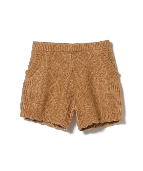 BEAMS mini（ビームスミニ）の「ケーブルニット ショートパンツ 2025FW（90～140cm）（その他パンツ・キッズ・ホワイト系その他5/ブラウン系その他3・MEDIUM/L(130～140)/LARGE）」の16枚目の写真
