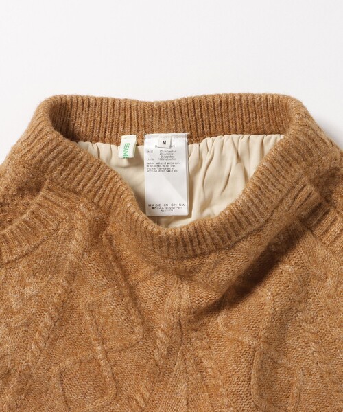 BEAMS mini（ビームスミニ）の「ケーブルニット ショートパンツ 2025FW（90～140cm）（その他パンツ・キッズ・ホワイト系その他5/ブラウン系その他3・MEDIUM/L(130～140)/LARGE）」の18枚目の写真