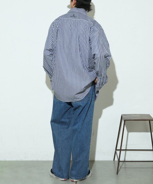 CIAOPANIC TYPY（チャオパニックティピー）の「ウォッシュドベイカーワイドデニムパンツ/セットアップアイテムあり（デニムパンツ・メンズ・ブルー/ベージュ/ブラック・MEDIUM/LARGE）」の20枚目の写真