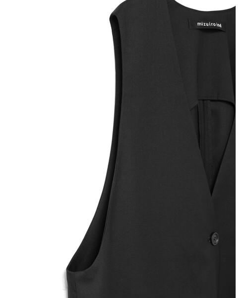 mizuiro ind ディープVネックワイドベスト